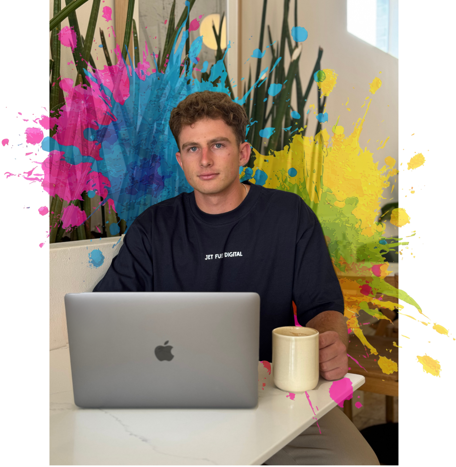 Jet Fuel Digital founder at work